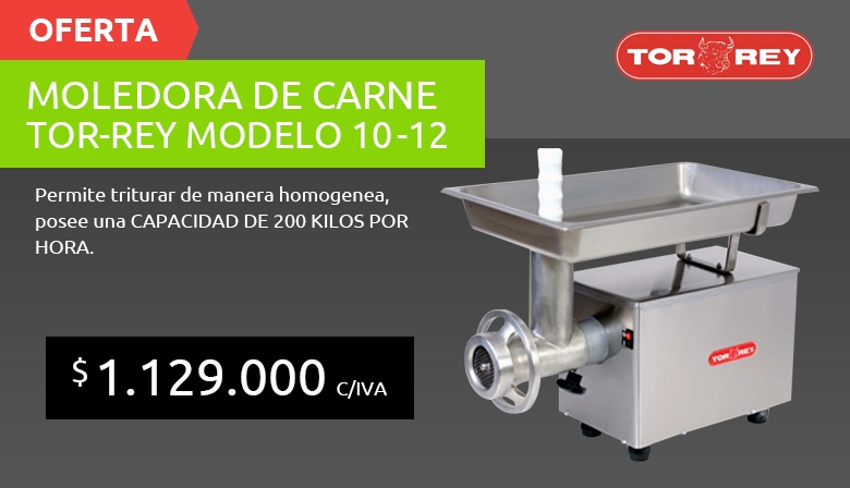 MOLEDORA DE CARNE TOR-REY MODELO 10-12